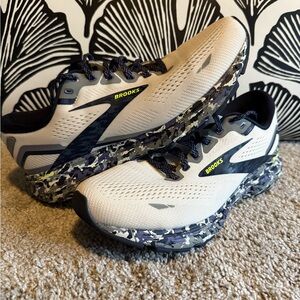 Brooks Athletic Shoes in White and Black